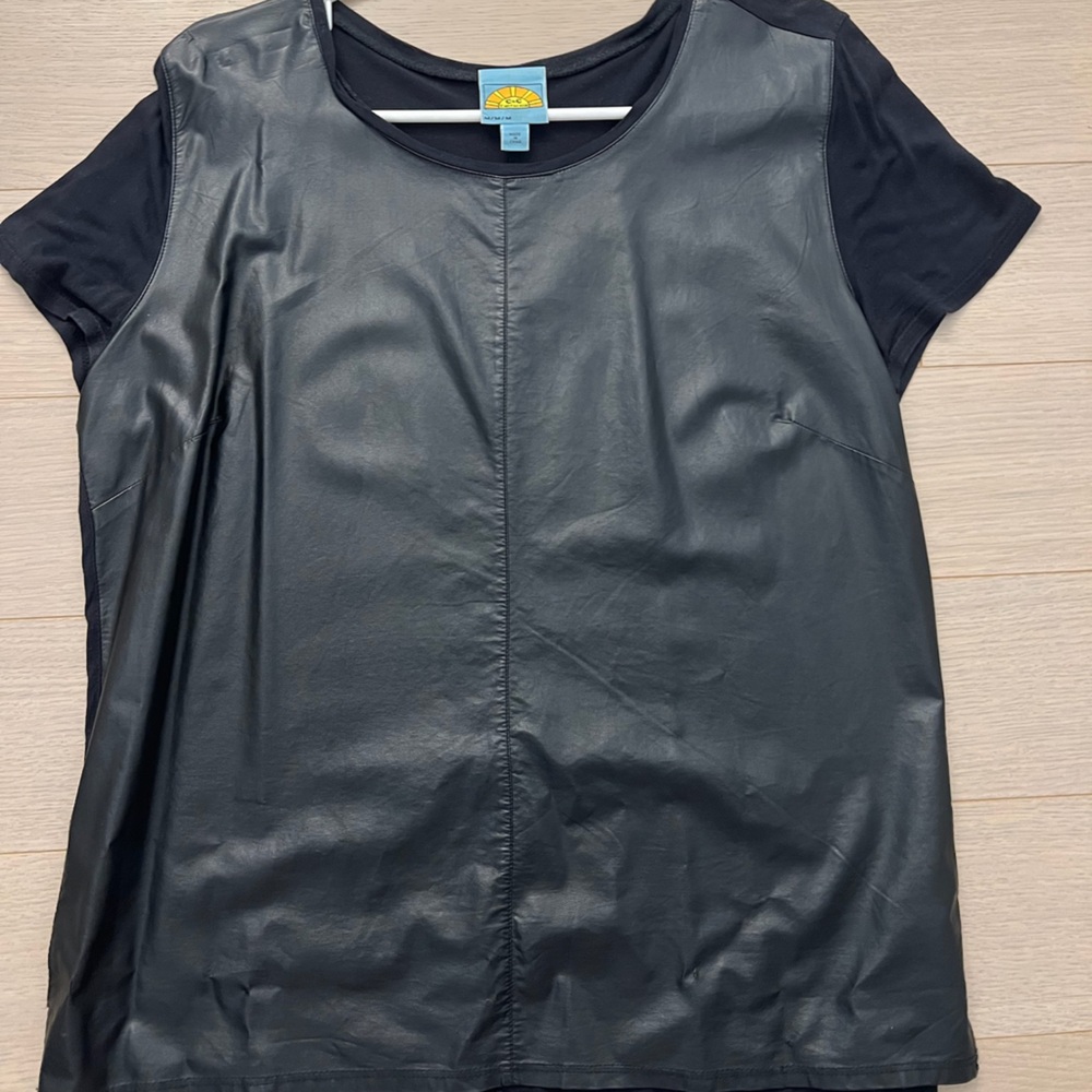 C&C California leather tee